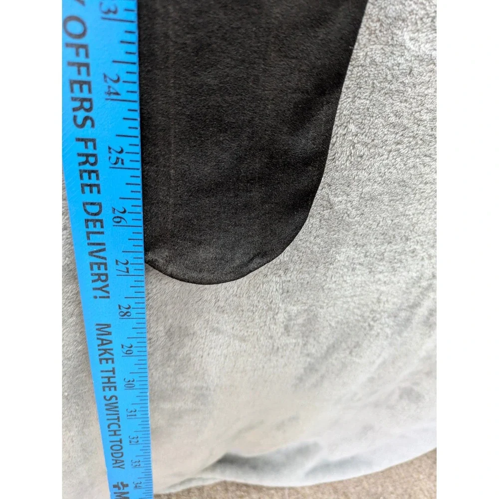 Winter Thermal Fleece Lined Tights Women Large Black Sheer Look Footed Leggings